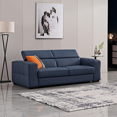sofá blanco modular para sala de estar