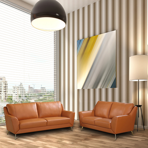 Muebles de estilo moderno Sala de estar Color elegido Sofá de cuero genuino